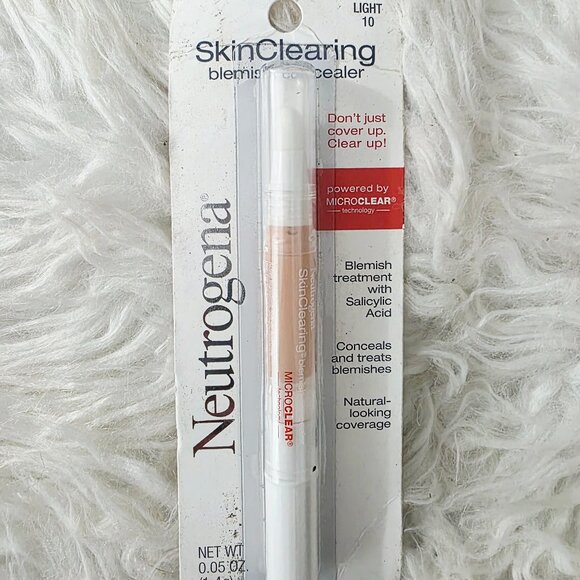 NIB Neutrogena SkinClearing Blemish Concealer – Shade: Lite 01 | 2-in-1 Acne - Picture 2 of 5